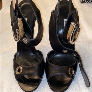 Manolo Blahnik strap heels